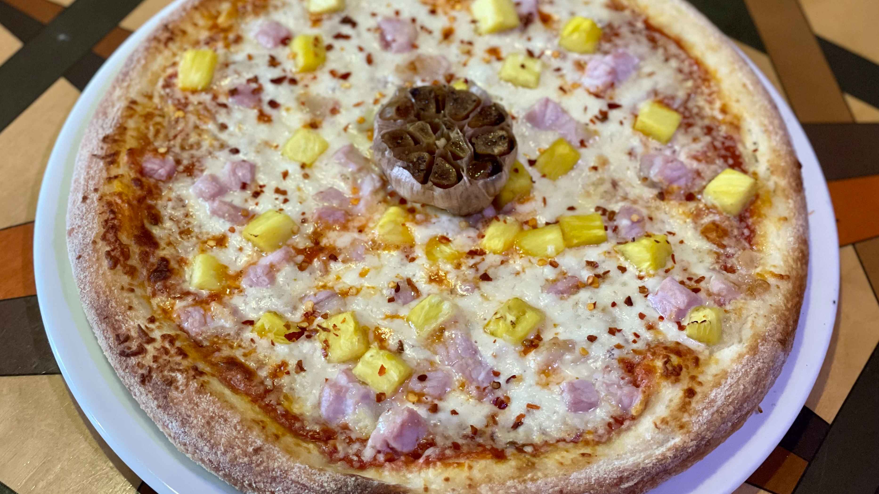 Our Pizza, Who Art Hawaiian