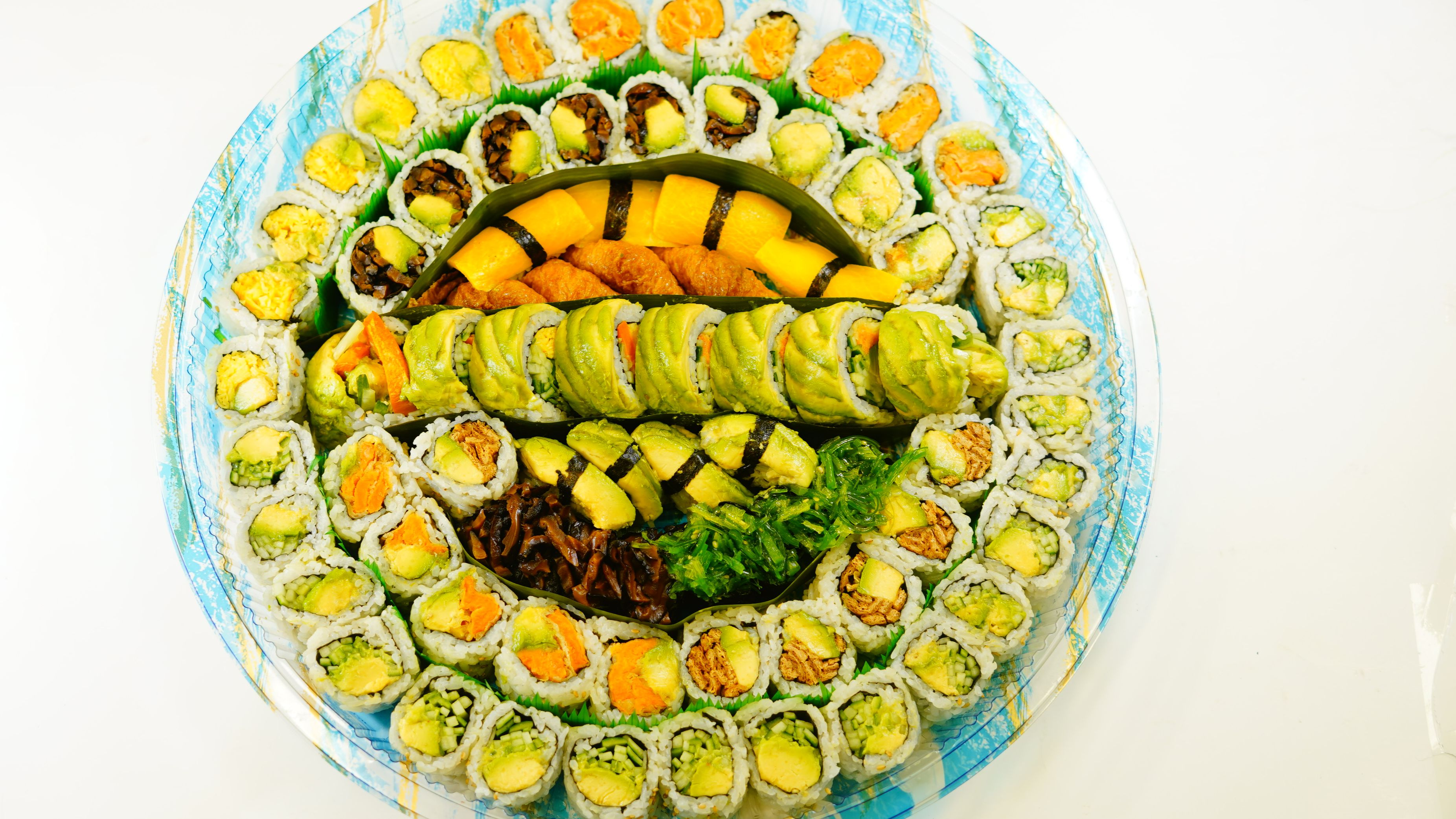 Large Veggie Maki&Sushi Party Tray 87pcs