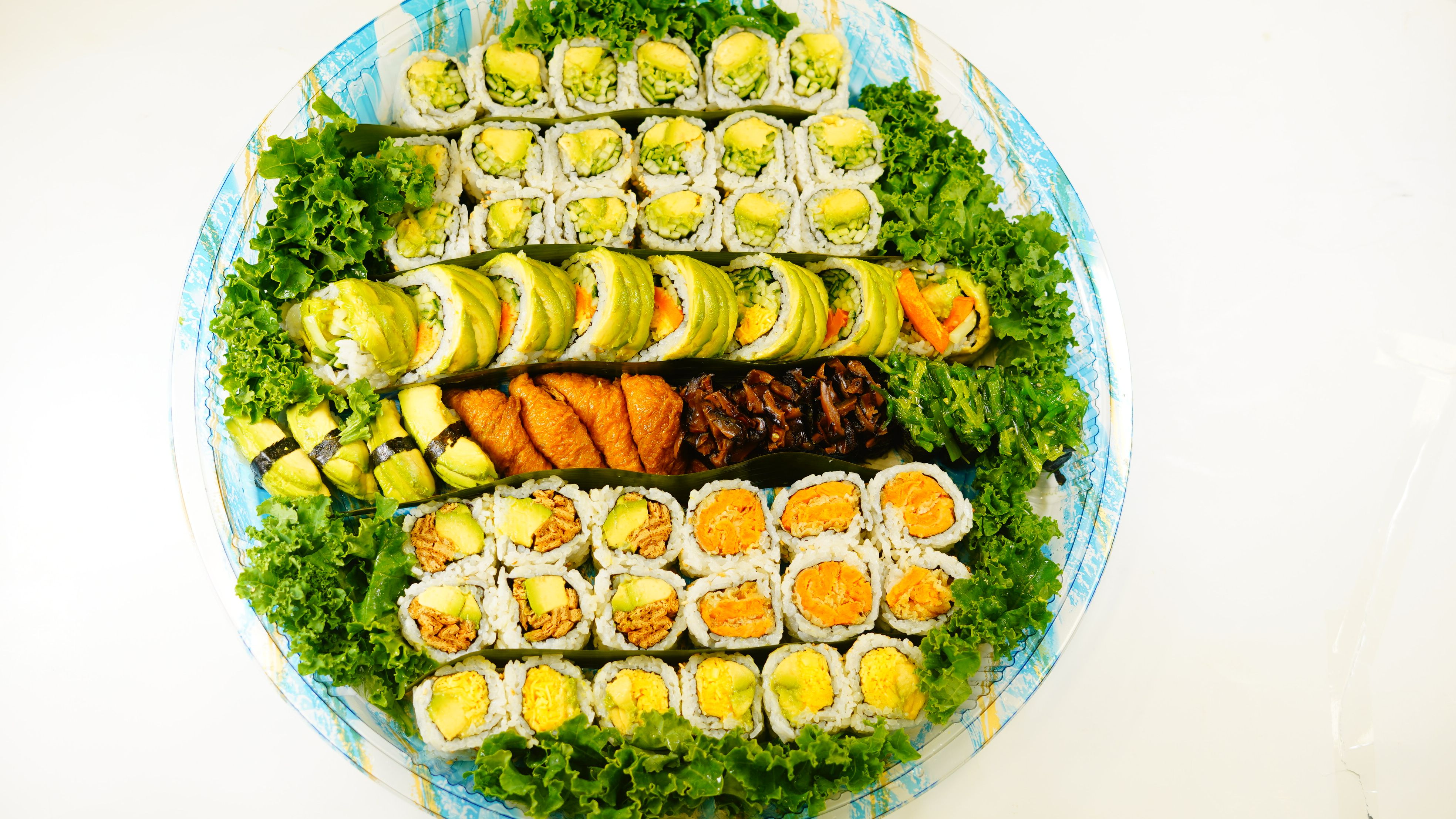Medium Veggie Maki&Sushi Party Tray 64pcs