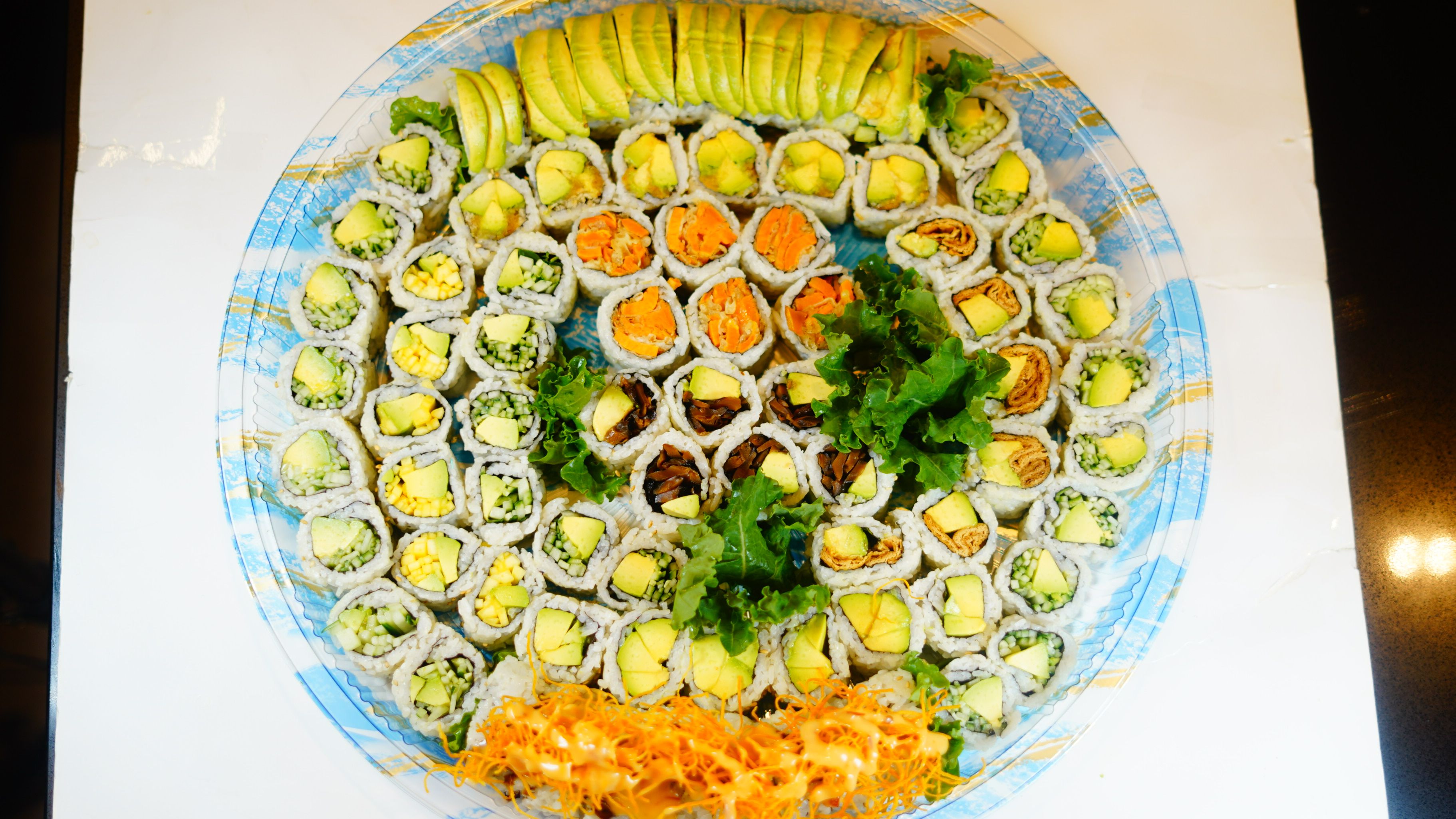 Large Veggie Maki Party Tray 82pcs