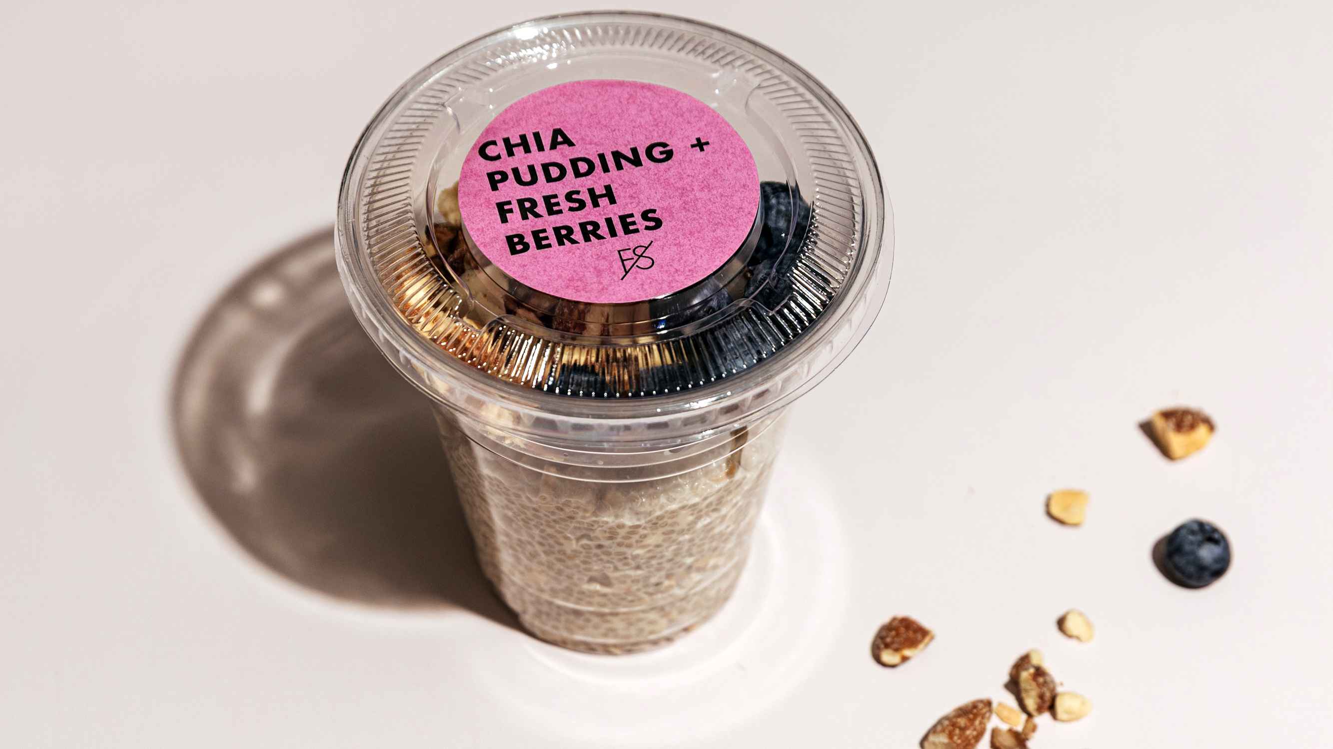 Chia Pudding + Fresh Berries