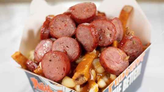Italian Spicy Sausage Poutine