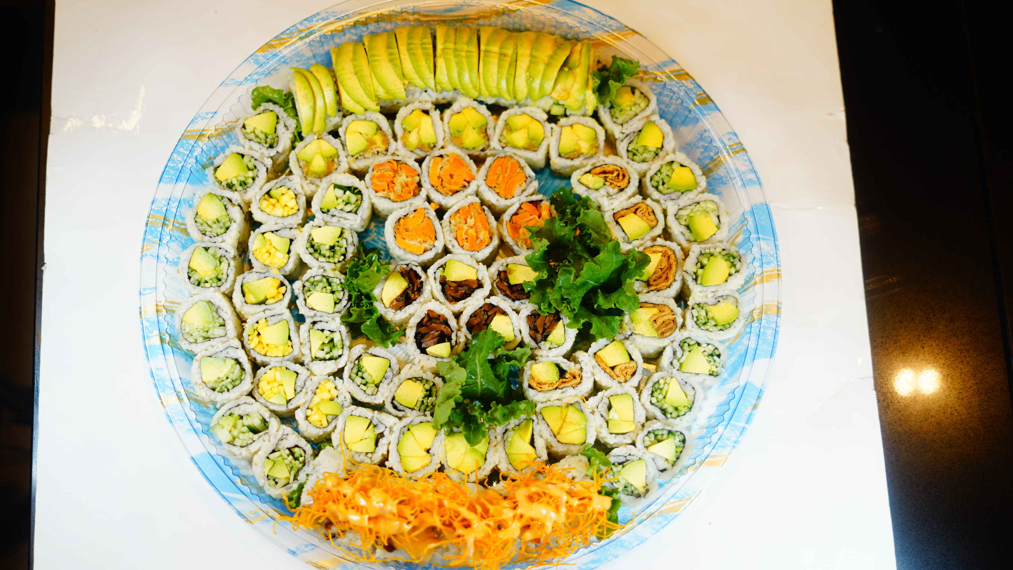 Large Veggie Maki Party Tray 82pcs