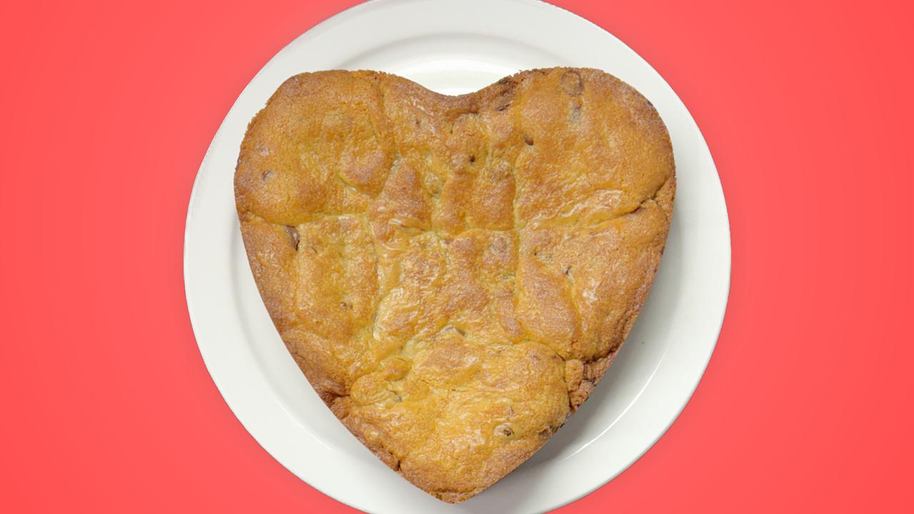 Heart Shaped Cookie Cake (Valentine special)